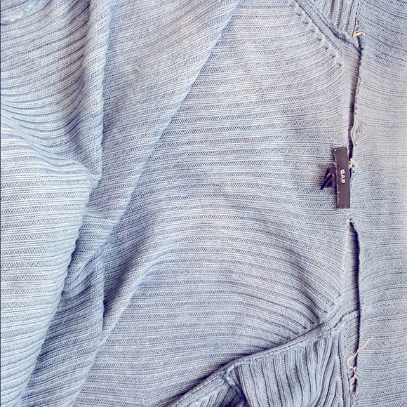 Blue button up turtle necksweater - Picture 5 of 7